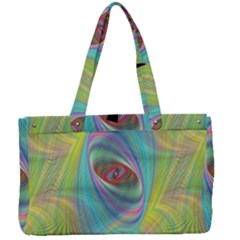 Ellipse Pattern Elliptical Abstract Canvas Work Bag by Wegoenart