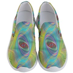 Ellipse Pattern Elliptical Abstract Men s Lightweight Slip Ons by Wegoenart