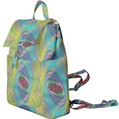 Ellipse Pattern Elliptical Abstract Buckle Everyday Backpack by Wegoenart