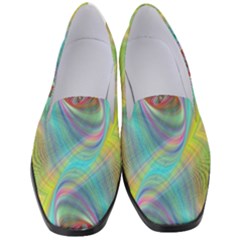 Ellipse Pattern Elliptical Abstract Women s Classic Loafer Heels by Wegoenart