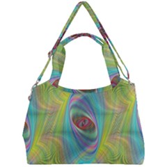 Ellipse Pattern Elliptical Abstract Double Compartment Shoulder Bag by Wegoenart