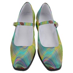 Ellipse Pattern Elliptical Abstract Women s Mary Jane Shoes by Wegoenart