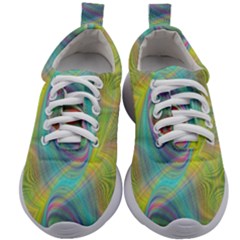 Ellipse Pattern Elliptical Abstract Kids Athletic Shoes by Wegoenart