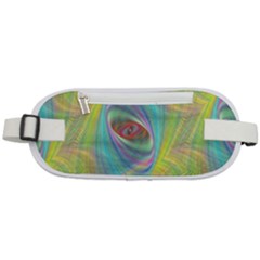 Ellipse Pattern Elliptical Abstract Rounded Waist Pouch by Wegoenart