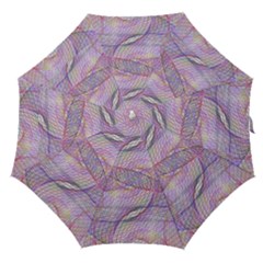 Purple Background Abstract Pattern Straight Umbrellas