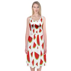 Fruit Midi Sleeveless Dress by nateshop