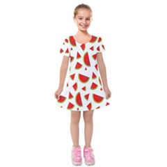 Fruit Kids  Short Sleeve Velvet Dress by nateshop