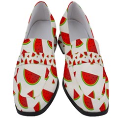 Fruit Women s Chunky Heel Loafers by nateshop