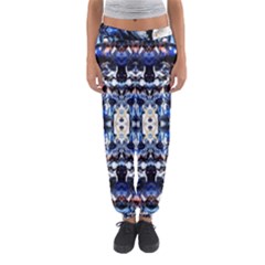 Cobalt Symmetry Women s Jogger Sweatpants by kaleidomarblingart