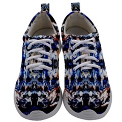 Cobalt Symmetry Mens Athletic Shoes by kaleidomarblingart