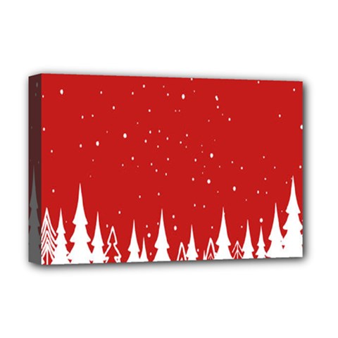 Merry Cristmas,royalty Deluxe Canvas 18  X 12  (stretched) by nateshop