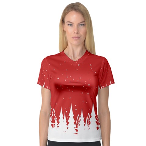 Merry Cristmas,royalty V-neck Sport Mesh Tee by nateshop