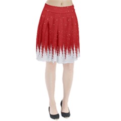 Merry Cristmas,royalty Pleated Skirt by nateshop