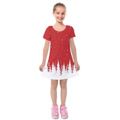 Merry Cristmas,royalty Kids  Short Sleeve Velvet Dress