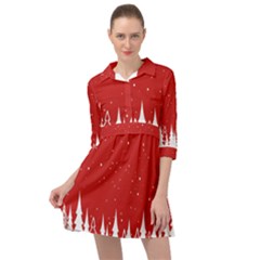 Merry Cristmas,royalty Mini Skater Shirt Dress by nateshop