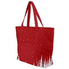 Merry Cristmas,royalty Zip Up Canvas Bag by nateshop