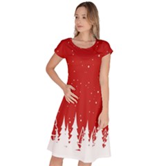 Merry Cristmas,royalty Classic Short Sleeve Dress by nateshop