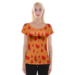 Fruit 2 Cap Sleeve Top by nateshop