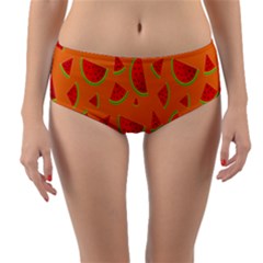 Fruit 2 Reversible Mid-waist Bikini Bottoms by nateshop