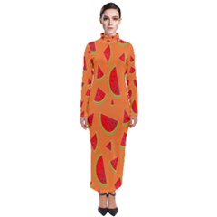 Fruit 2 Turtleneck Maxi Dress by nateshop