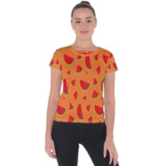 Fruit 2 Short Sleeve Sports Top  by nateshop