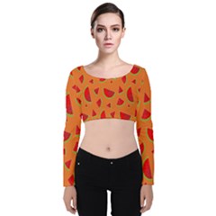 Fruit 2 Velvet Long Sleeve Crop Top by nateshop