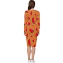 Fruit 2 Long Sleeve V-Neck Bodycon Dress  View4