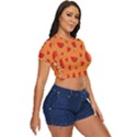 Fruit 2 Side Button Cropped Tee View3