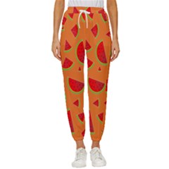 Fruit 2 Cropped Drawstring Pants by nateshop