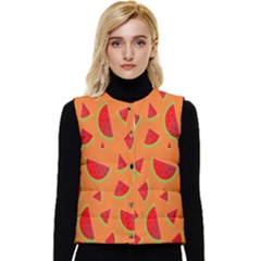 Fruit 2 Women s Short Button Up Puffer Vest by nateshop