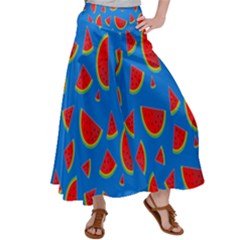 Fruit4 Satin Palazzo Pants by nateshop