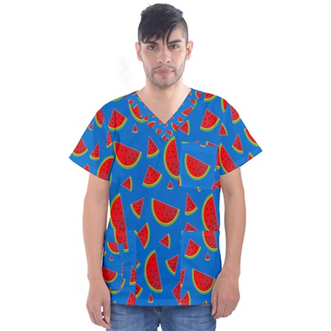 Fruit4 Men s V-neck Scrub Top by nateshop