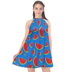 Fruit4 Halter Neckline Chiffon Dress  by nateshop