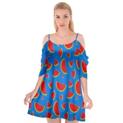 Fruit4 Cutout Spaghetti Strap Chiffon Dress by nateshop