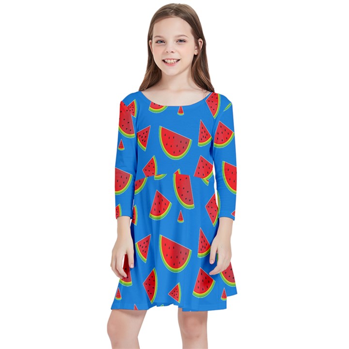 Fruit4 Kids  Quarter Sleeve Skater Dress