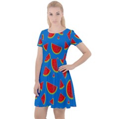 Fruit4 Cap Sleeve Velour Dress  by nateshop