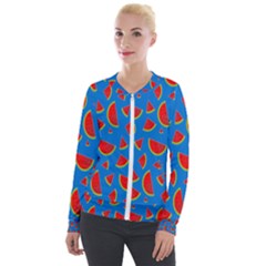 Fruit4 Velvet Zip Up Jacket by nateshop