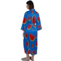 Fruit4 Maxi Satin Kimono View2