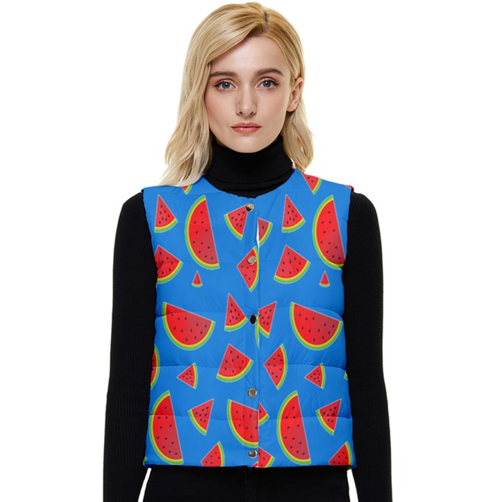 Fruit4 Women s Short Button Up Puffer Vest