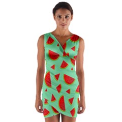 Fruit5 Wrap Front Bodycon Dress by nateshop