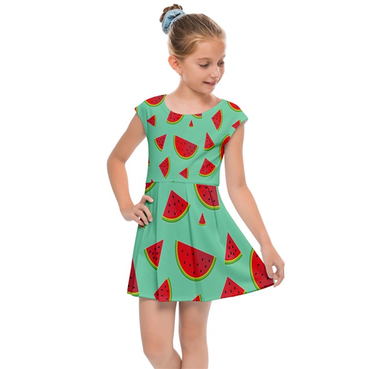 Fruit5 Kids  Cap Sleeve Dress