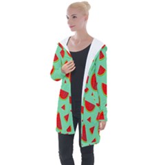 Fruit5 Longline Hooded Cardigan by nateshop