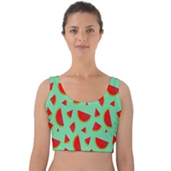 Fruit5 Velvet Crop Top by nateshop