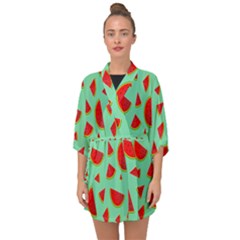 Fruit5 Half Sleeve Chiffon Kimono by nateshop