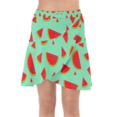 Fruit5 Wrap Front Skirt by nateshop