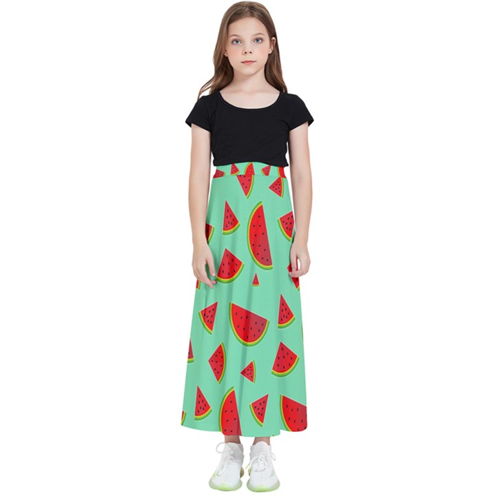 Fruit5 Kids  Flared Maxi Skirt