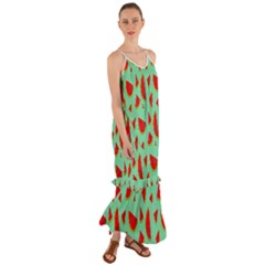 Fruit5 Cami Maxi Ruffle Chiffon Dress by nateshop