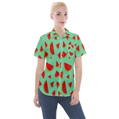 Fruit5 Women s Short Sleeve Pocket Shirt