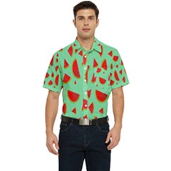 Fruit5 Men s Short Sleeve Pocket Shirt  by nateshop