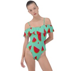 Fruit5 Frill Detail One Piece Swimsuit by nateshop